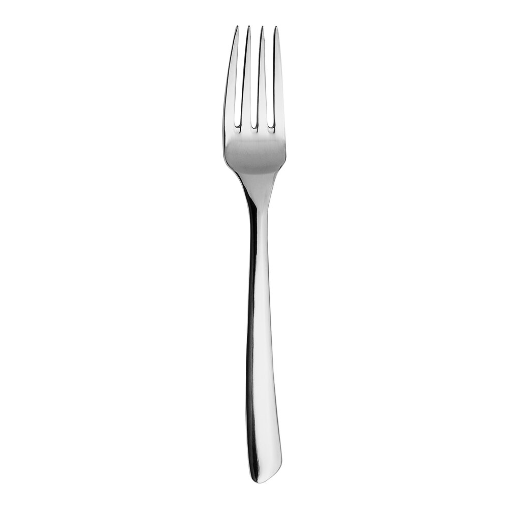 WNK Tuscany from Steelite International 7 1/2" 18/10 Stainless Steel Extra Heavy Weight Dessert / Salad Fork - 12/Case