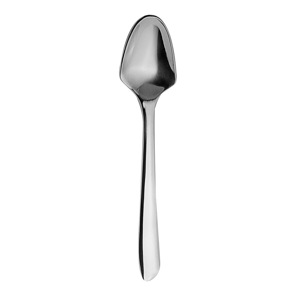 WNK Tuscany from Steelite International 4 1/2" 18/10 Stainless Steel Extra Heavy Weight Demitasse Spoon - 12/Case