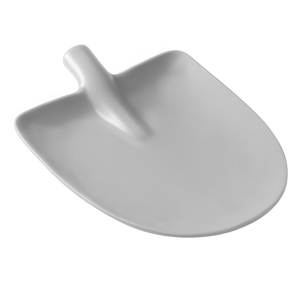 American Metalcraft 10 1/2" x 7 3/4" Shadow Gray Melamine Shovel Platter