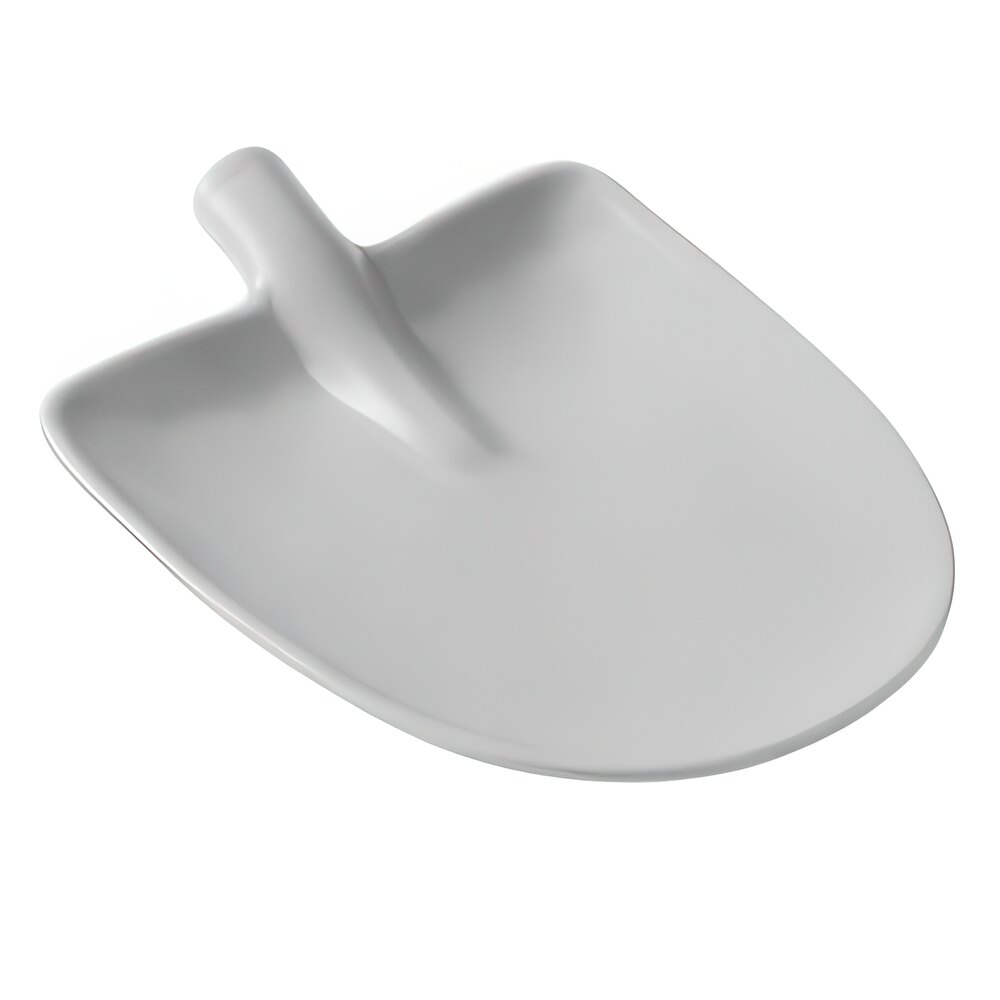 American Metalcraft 8 1/2" x 6 1/4" Shadow Gray Melamine Shovel Platter