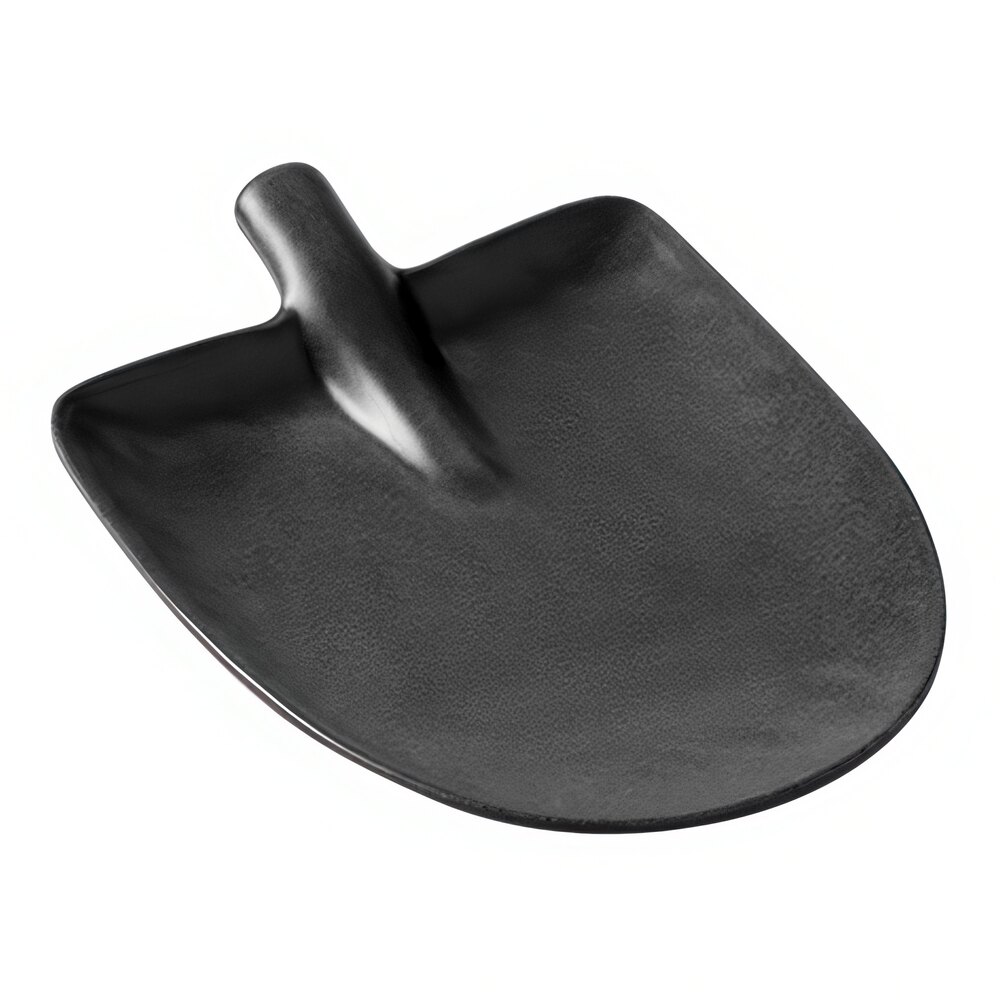 American Metalcraft 10 1/2" x 7 3/4" Midnight Black Melamine Shovel Platter
