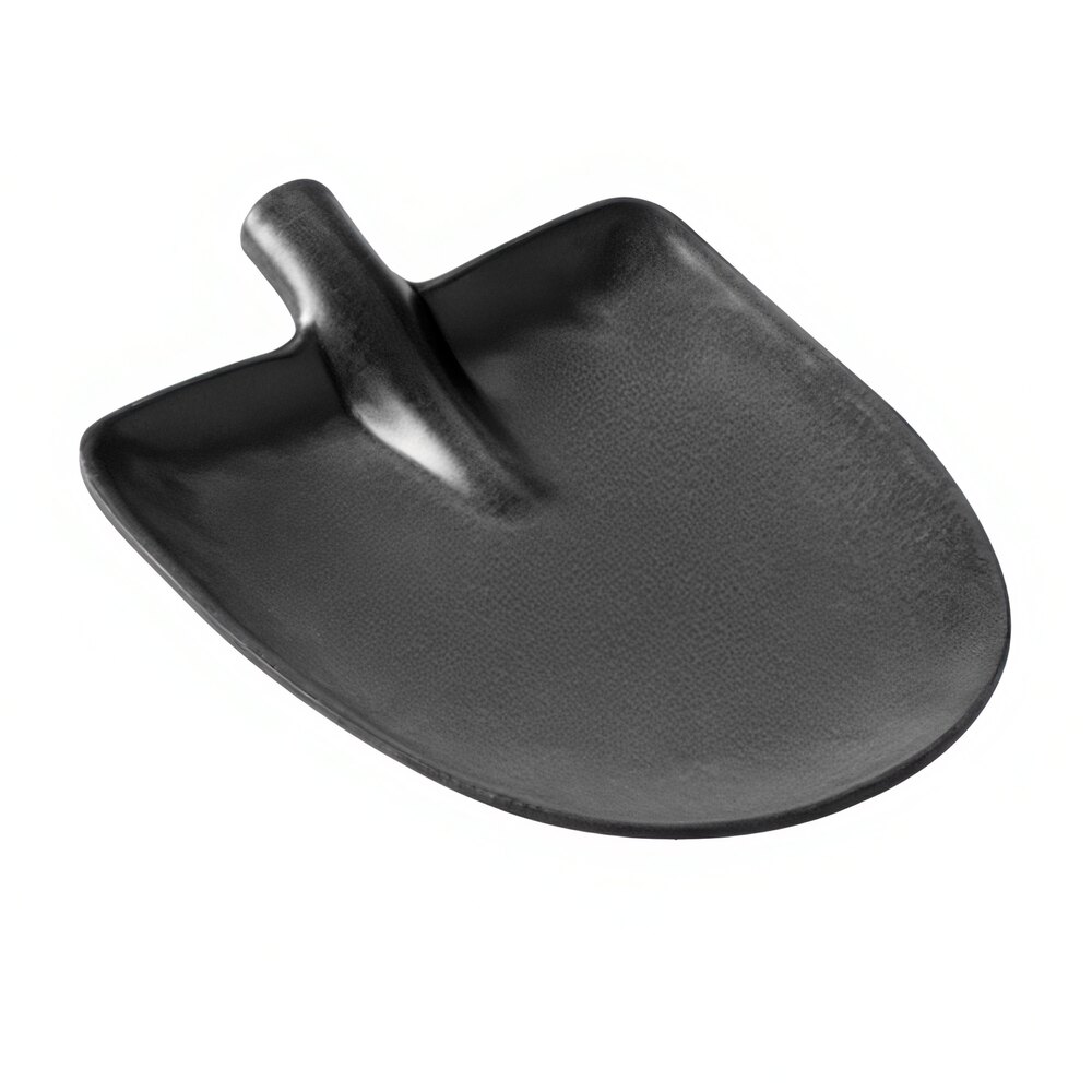 American Metalcraft 8 1/2" x 6 1/4" Midnight Black Melamine Shovel Platter