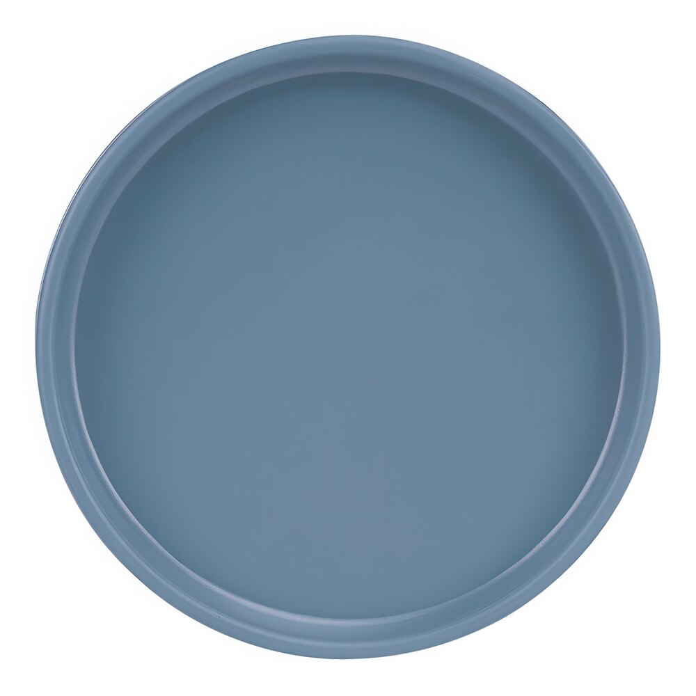 Cal-Mil Hudson 6" Stone Blue Low Rim Melamine Plate