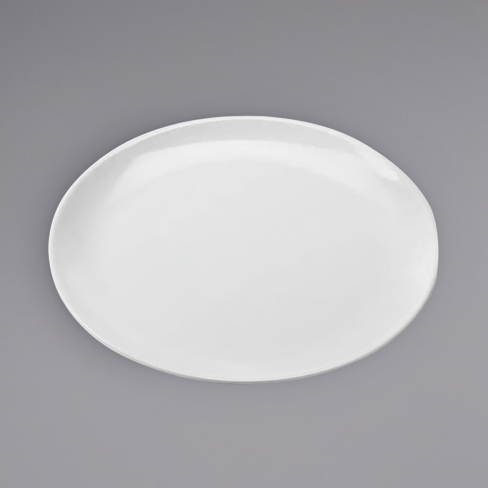 American Metalcraft 14" White Melamine Pizza Plate