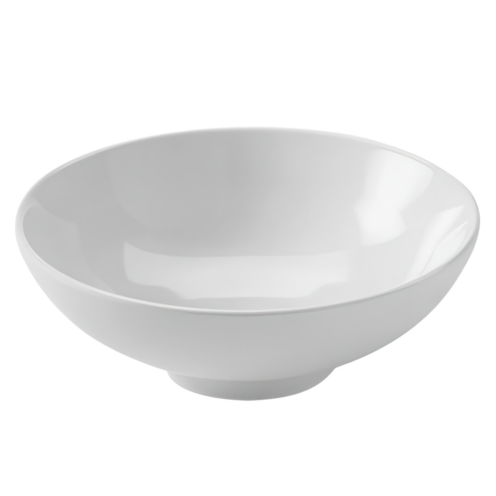 American Metalcraft 32 oz. White Round Melamine Noodle / Ramen Bowl