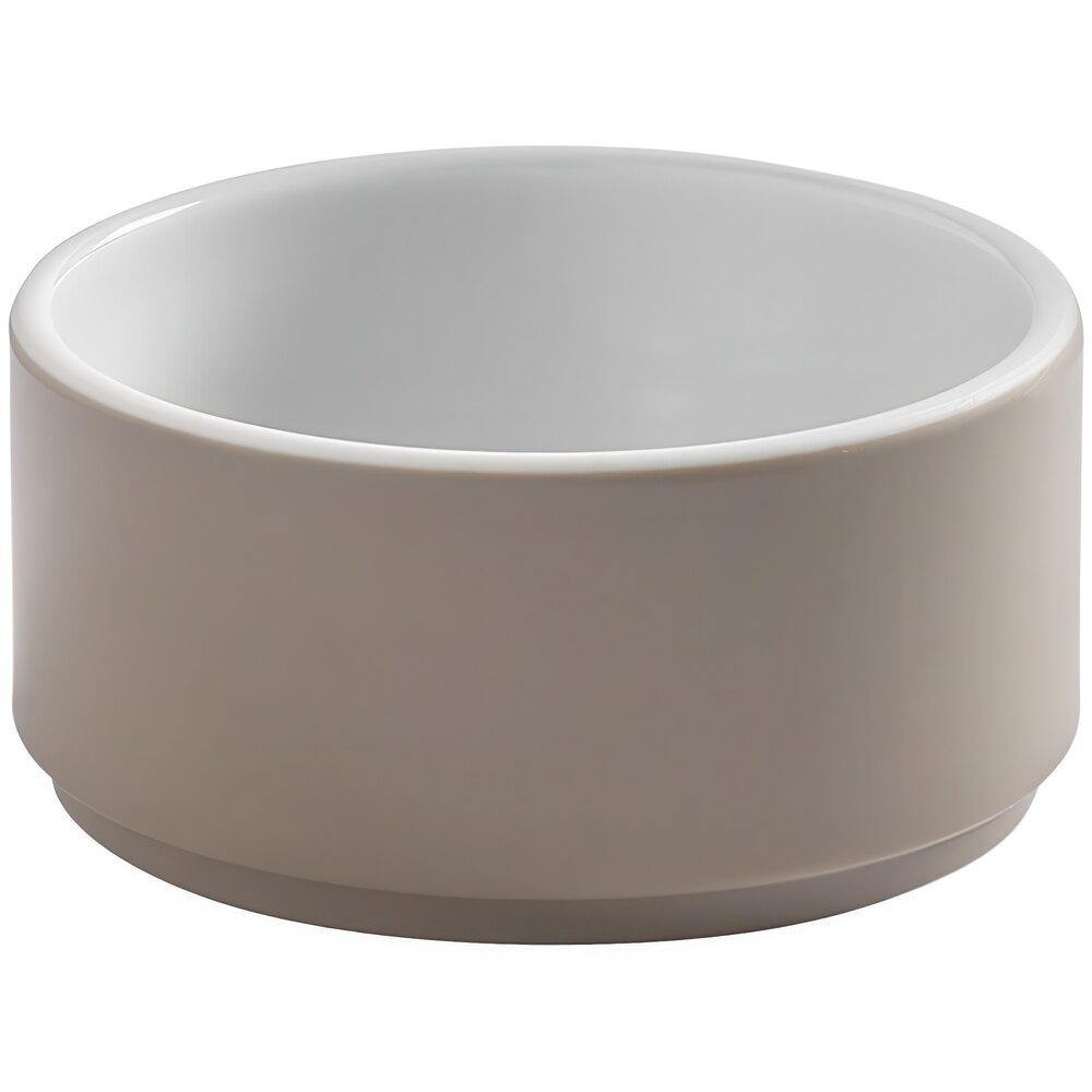 American Metalcraft Unity 5 oz. Round Melamine Mocha Bowl