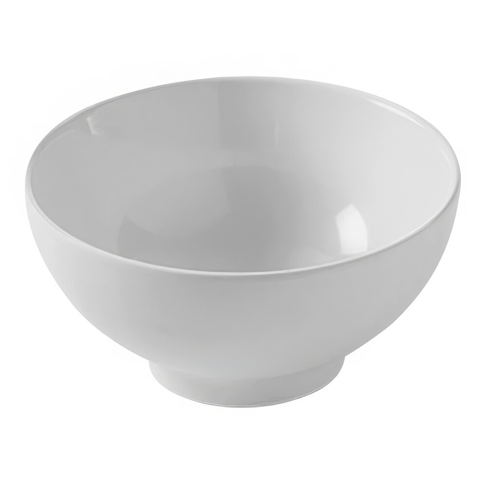 American Metalcraft 30 oz. White Round Melamine Noodle / Ramen Bowl