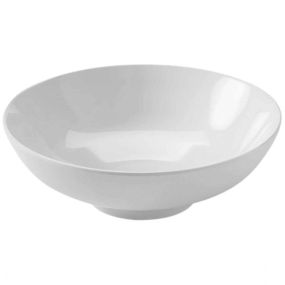 American Metalcraft 56 oz. White Round Melamine Noodle / Ramen Bowl