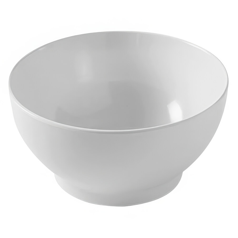 American Metalcraft 50 oz. White Round Melamine Noodle / Ramen Bowl