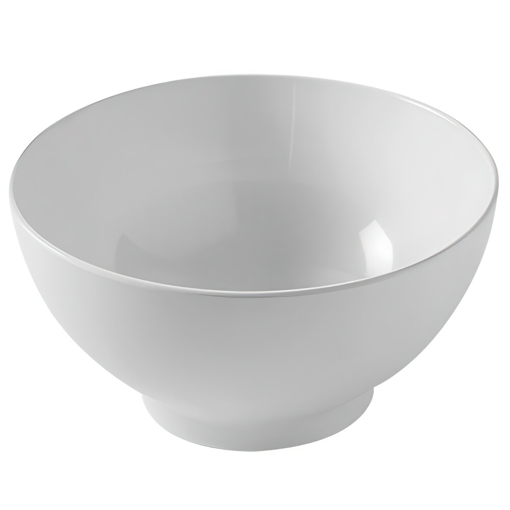 American Metalcraft 85 oz. White Round Melamine Noodle / Ramen Bowl