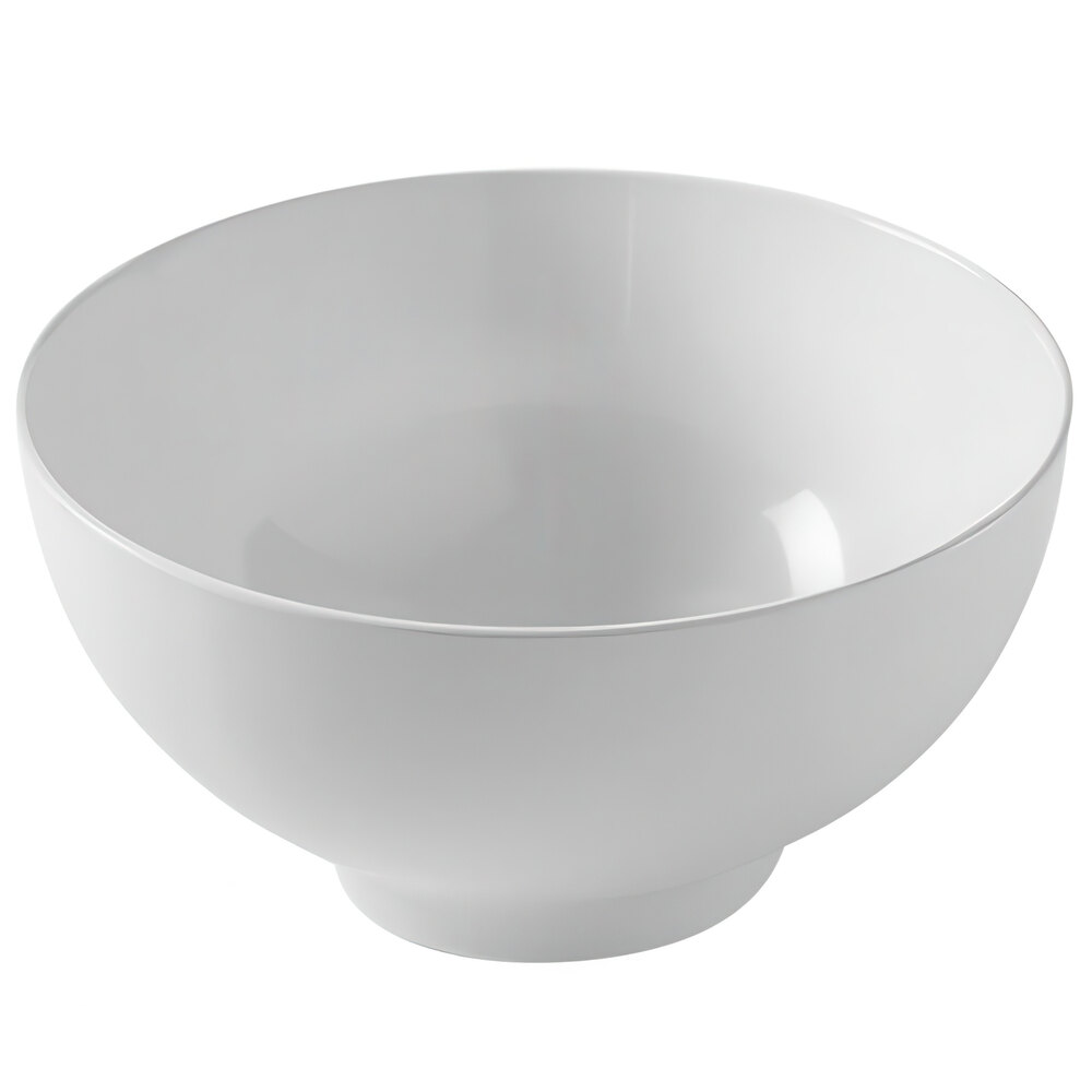 American Metalcraft 120 oz. White Round Melamine Noodle / Ramen Bowl