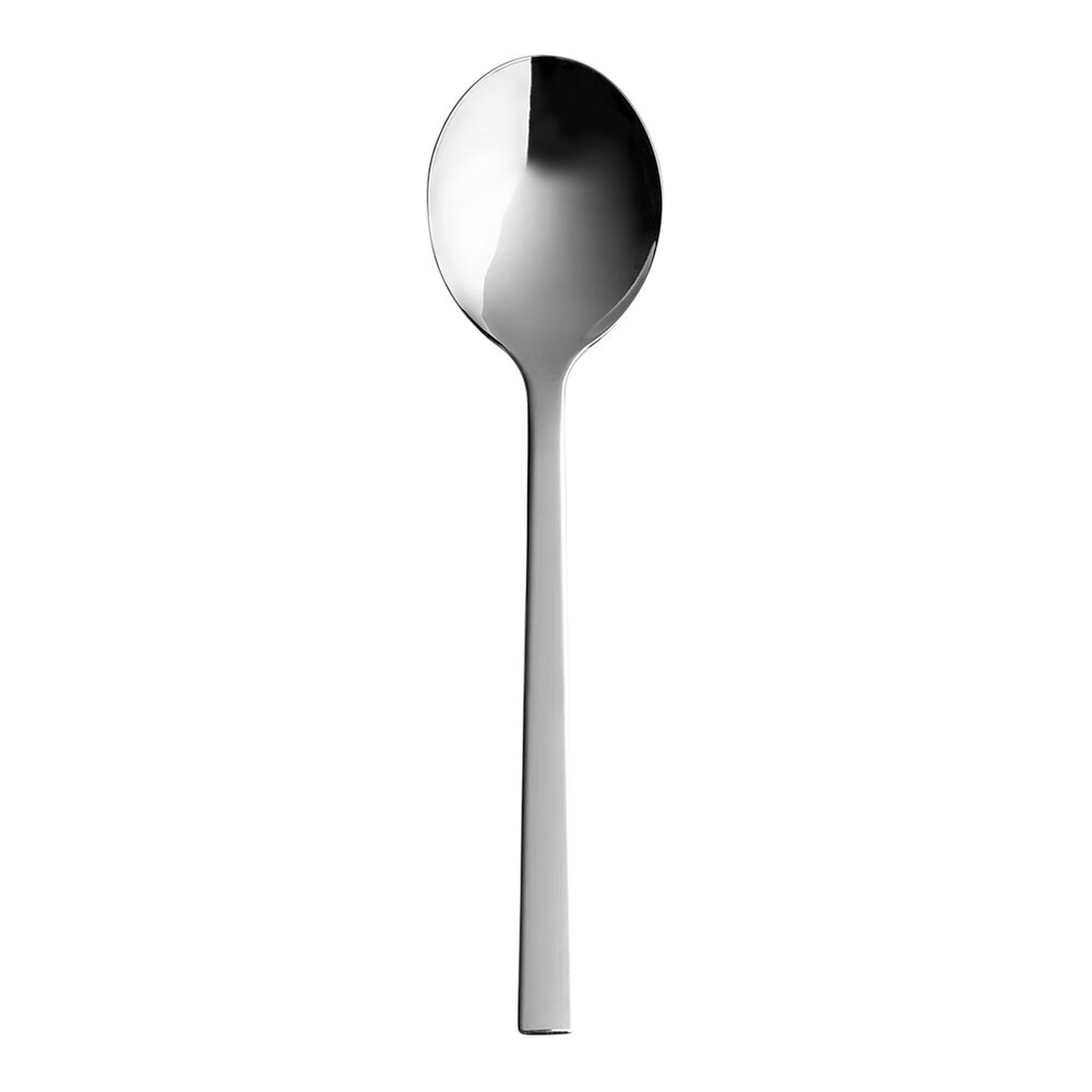 Abert Neo 7 1/8" 18/10 Stainless Steel Extra Heavy Weight Soup Spoon by Arc Cardinal - 12/Case