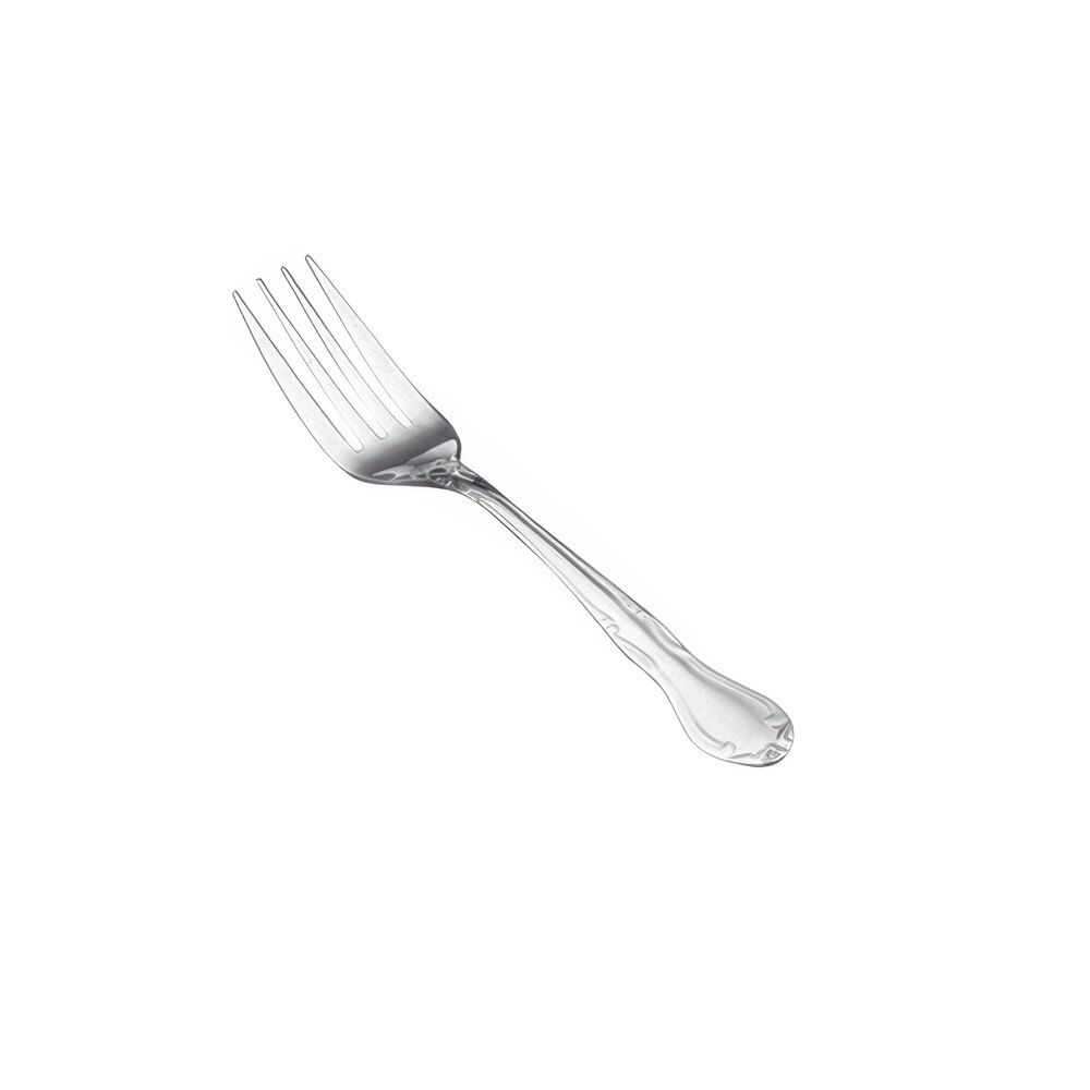 Vollrath 48162 Thornhill 7 1/4" 18/0 Stainless Steel Heavy Weight Dinner Fork - 12/Case
