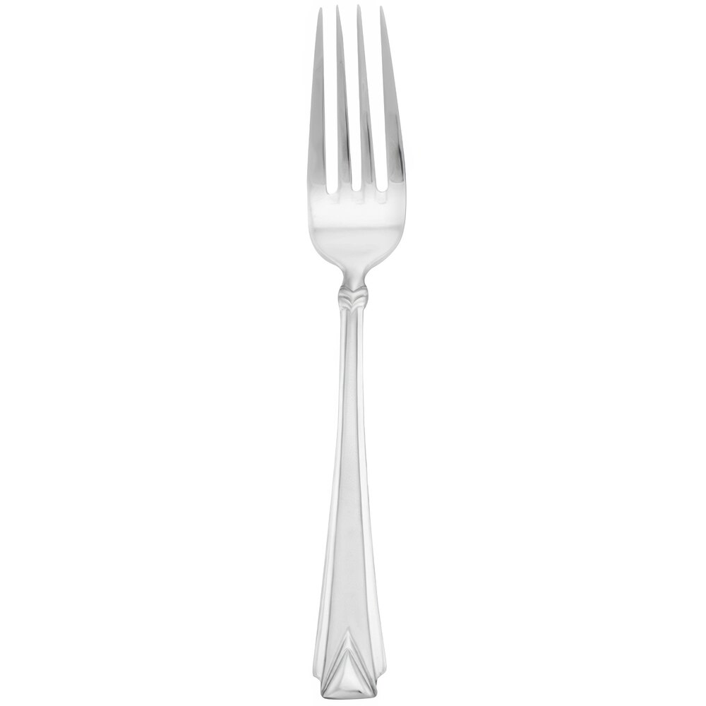 Walco Athenian from Steelite International WL26051 8 1/4" 18/10 Stainless Steel Extra Heavy Weight European Table Fork - 12/Case