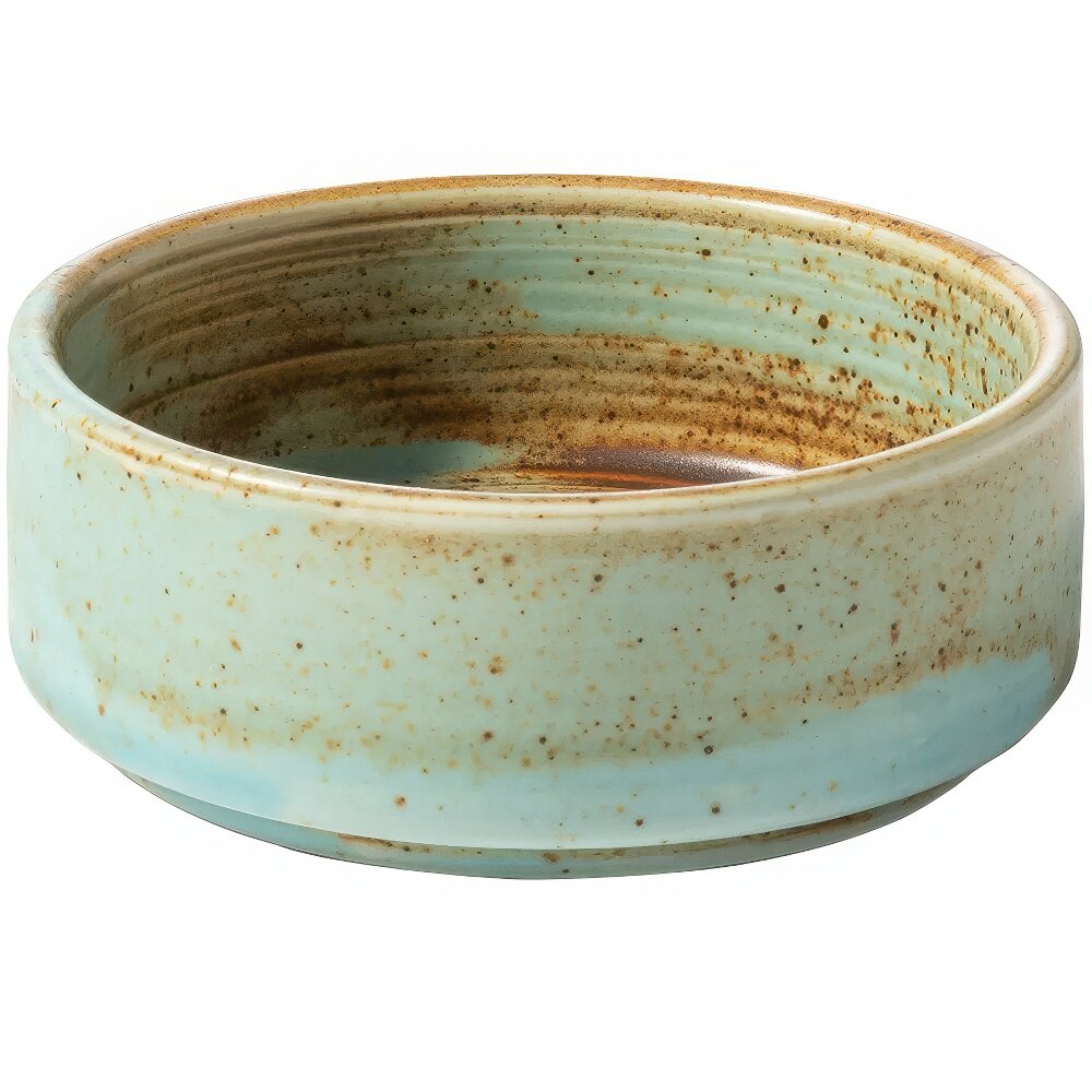 Bon Chef Tavola Lago 4 oz. Teal Porcelain Ramekin - 36/Case