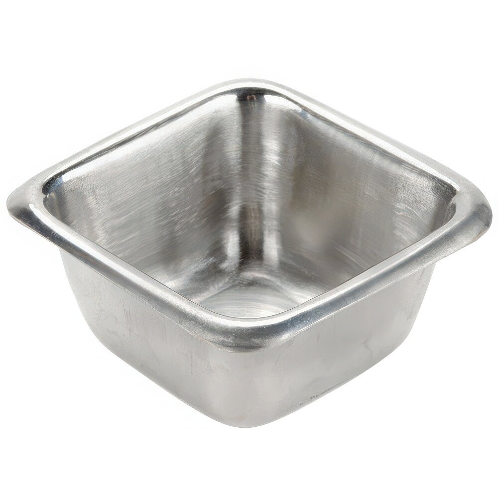 American Metalcraft SSC25 2.5 oz. Stainless Steel Square Sauce Cup - 12/Case