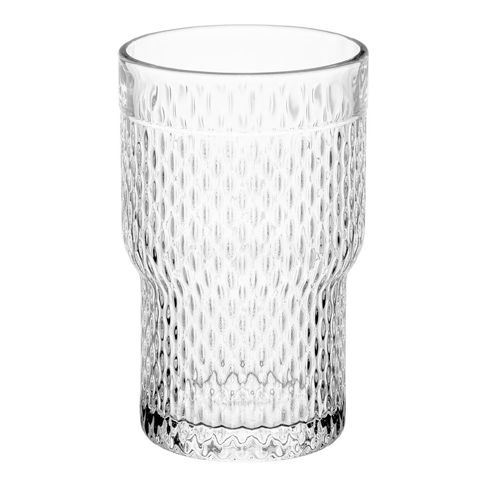 Acopa Rivulet 14 oz. Stackable Beverage Glass - Sample