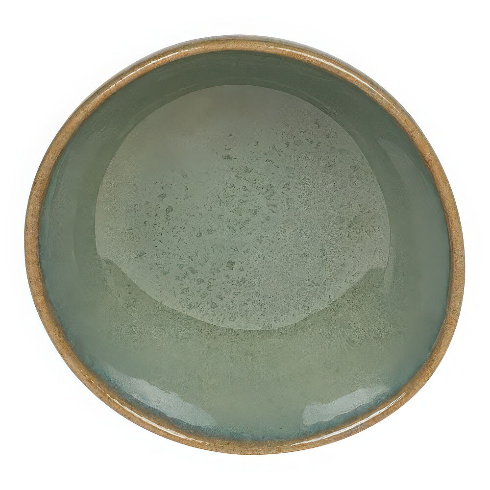Front of the House Artefact 2 oz. Moss Round Porcelain Ramekin - 12/Case