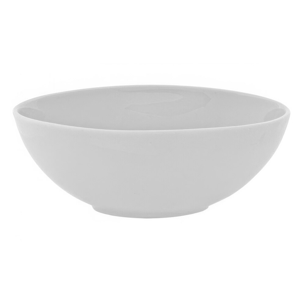 10 Strawberry Street RVL0007 Royal Oval 17 oz. White Porcelain Cereal Bowl - 24/Case