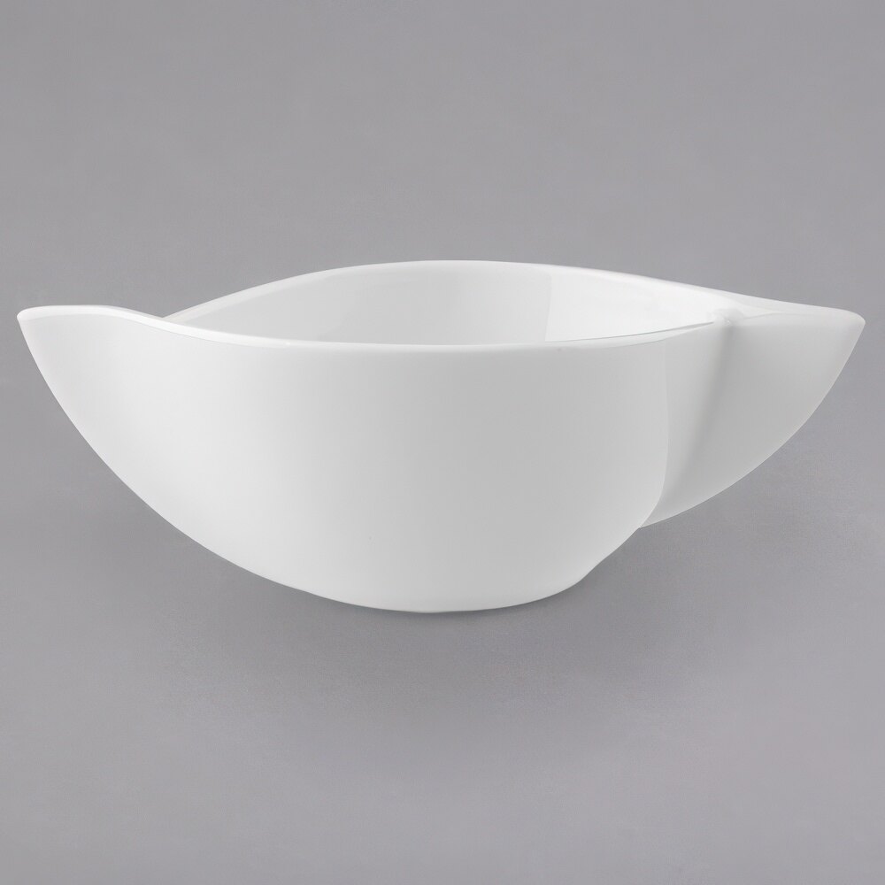 Villeroy & Boch 10-2525-2519 NewWave 15 oz. White Premium Porcelain Soup Cup - 4/Case