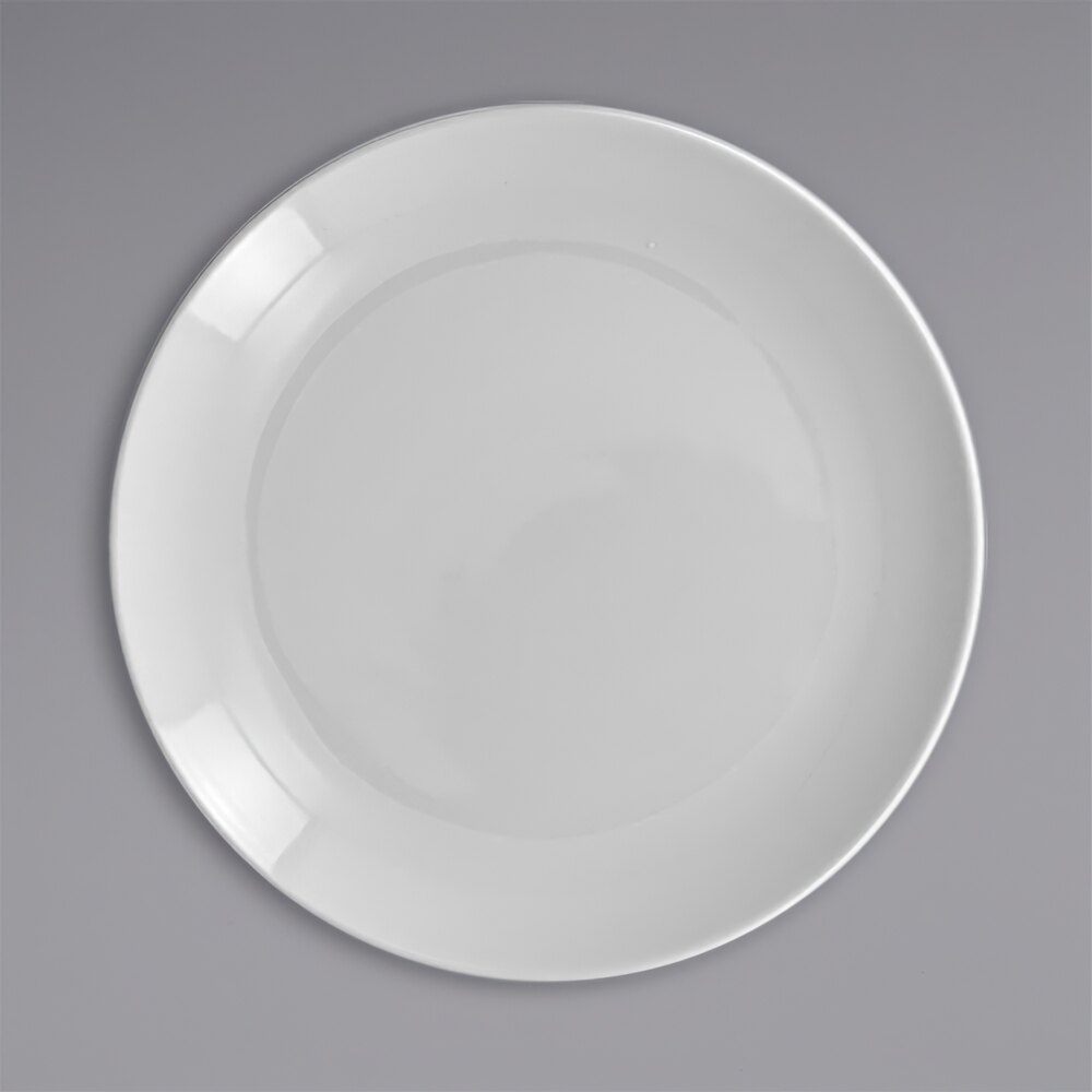 RAK Porcelain Polaris Orion 10 5/8" Porcelain Flat Coupe Plate - 12/Case