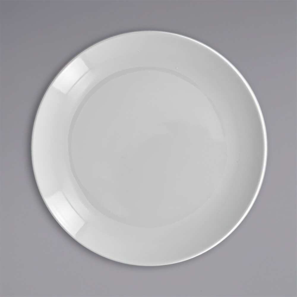 RAK Porcelain Polaris Orion 9 7/16" Porcelain Flat Coupe Plate - 12/Case