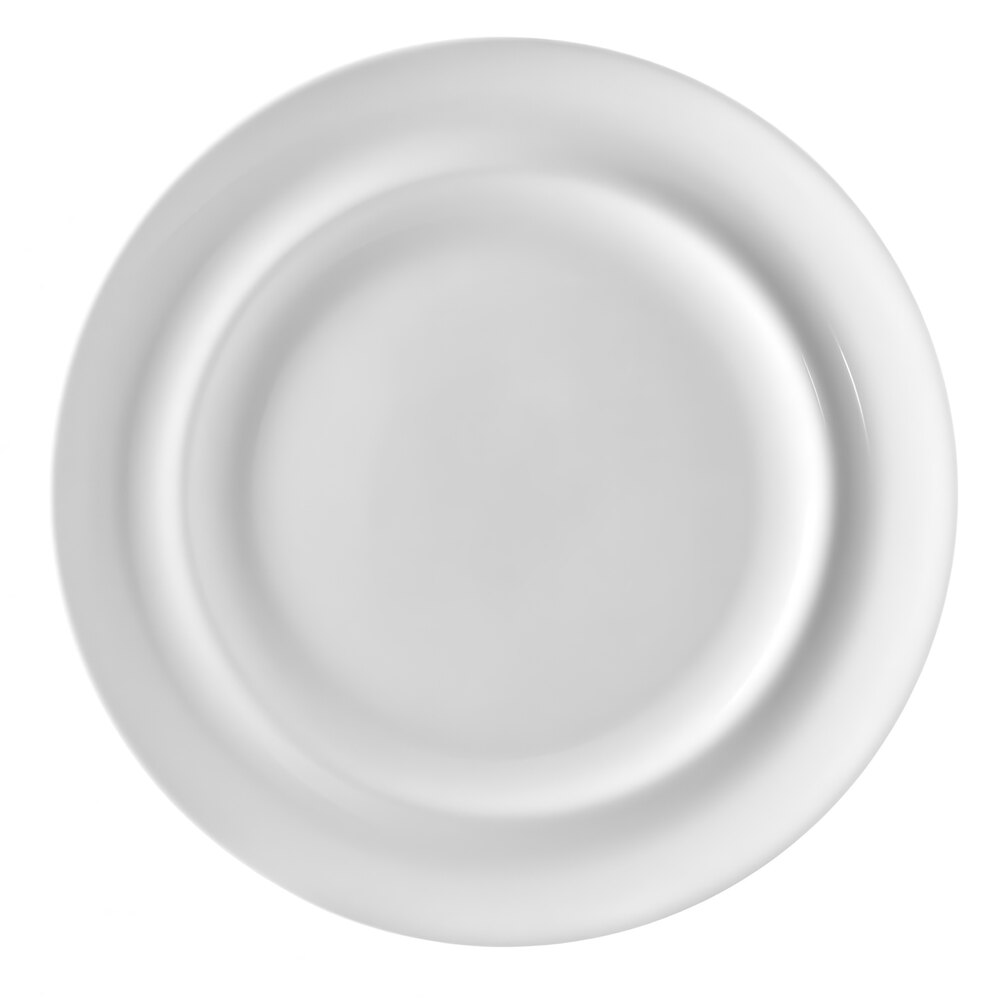 10 Strawberry Street TAV-4 Taverno 8 5/8" White Porcelain Salad / Dessert Plate - 24/Case