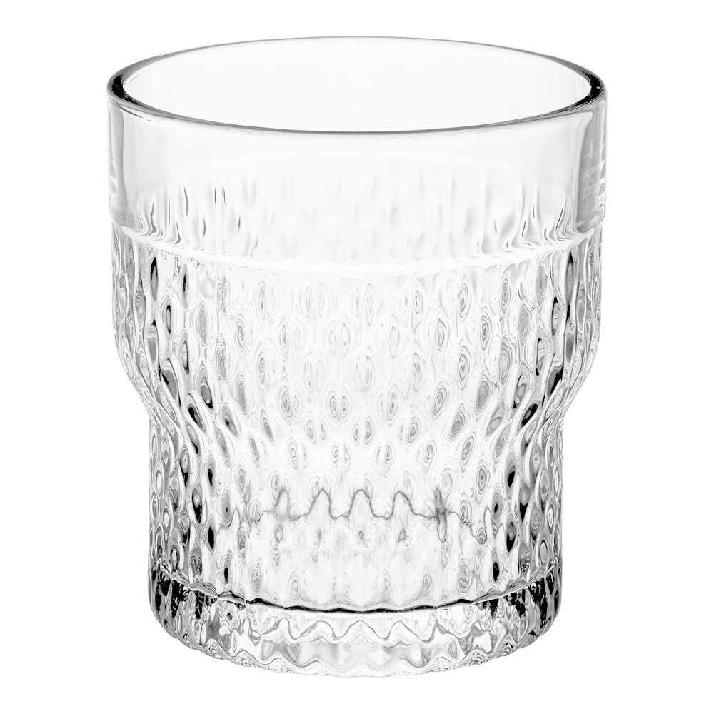Acopa Rivulet 9.5 oz. Stackable Rocks / Old Fashioned Glass - 12/Pack