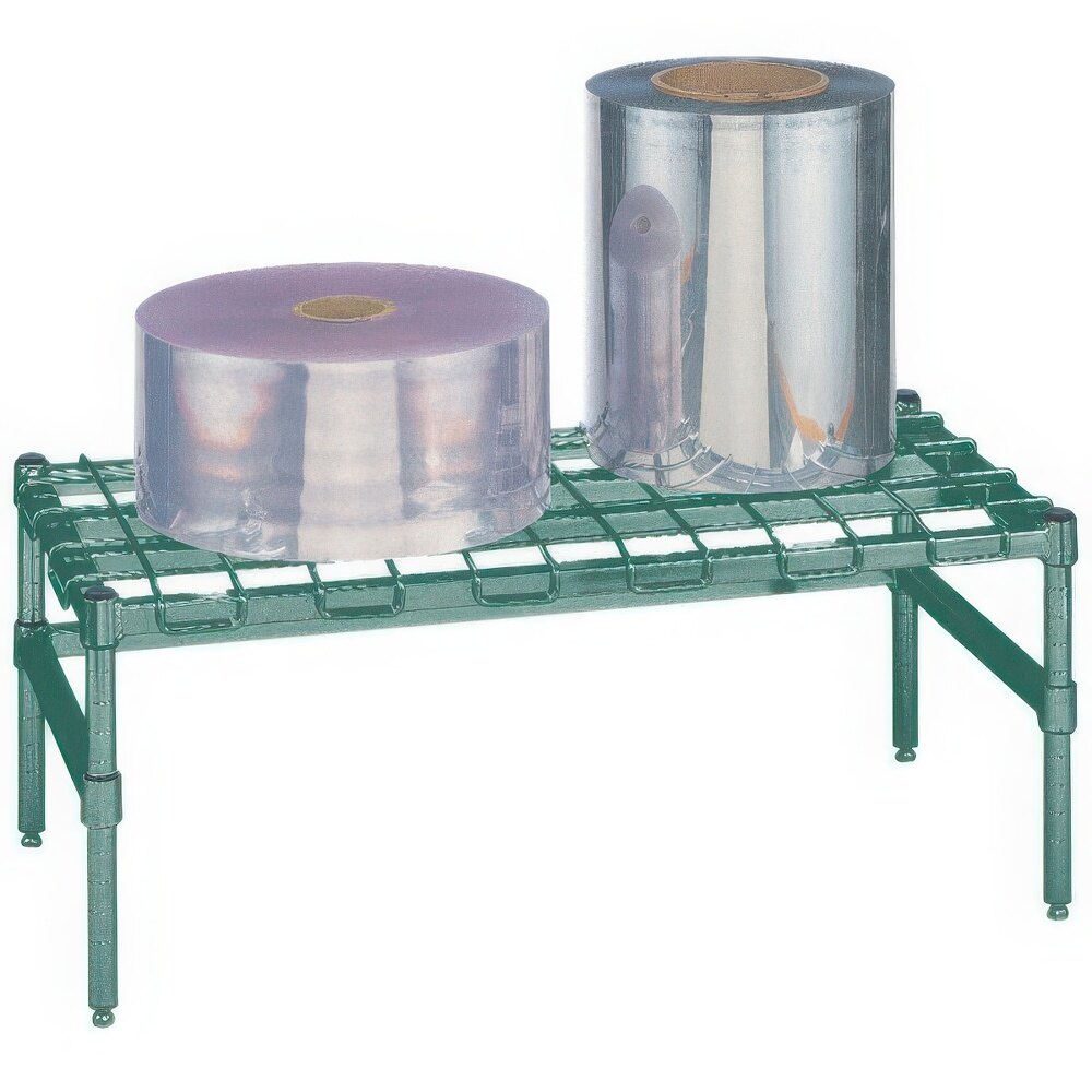 Metro HP53K3 36" x 24" x 14 1/2" Heavy Duty Metroseal 3 Dunnage Rack with Wire Mat - 1600 lb. Capacity