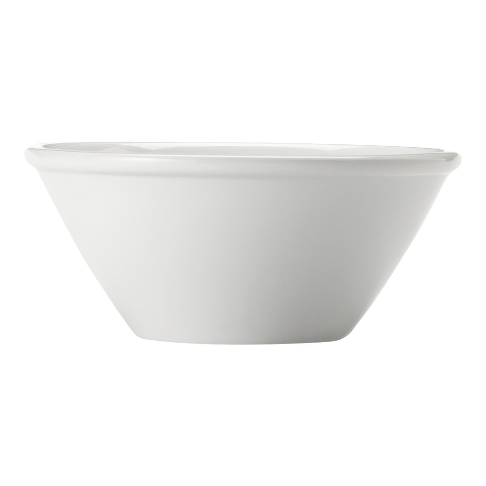 Libbey Porcelana 18 oz. Round Bright White Porcelain Bowl - 24/Case