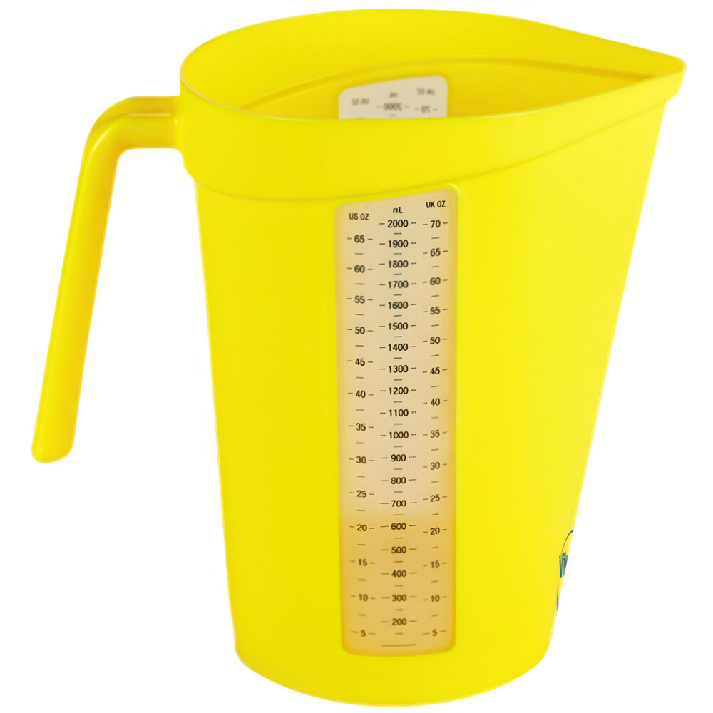 Vikan 2 Liter Yellow Polypropylene Measuring Jug 60006