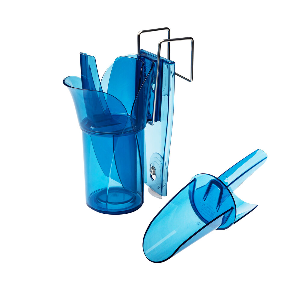 San Jamar SI7000 Saf-T-Ice Ice Scoop Holder with 12-16 oz. Ice Scoop