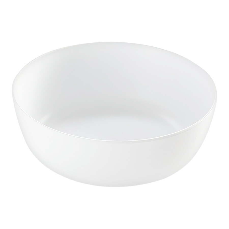 American Metalcraft Ani 67 oz. White Round Melamine Serving Bowl - 6/Case
