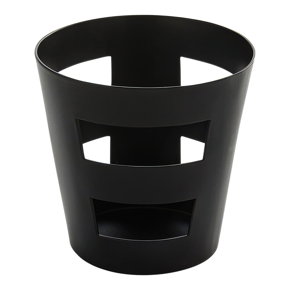 American Metalcraft Black Twilight 12 oz. Stainless Steel French Fry Cup - 12/Case