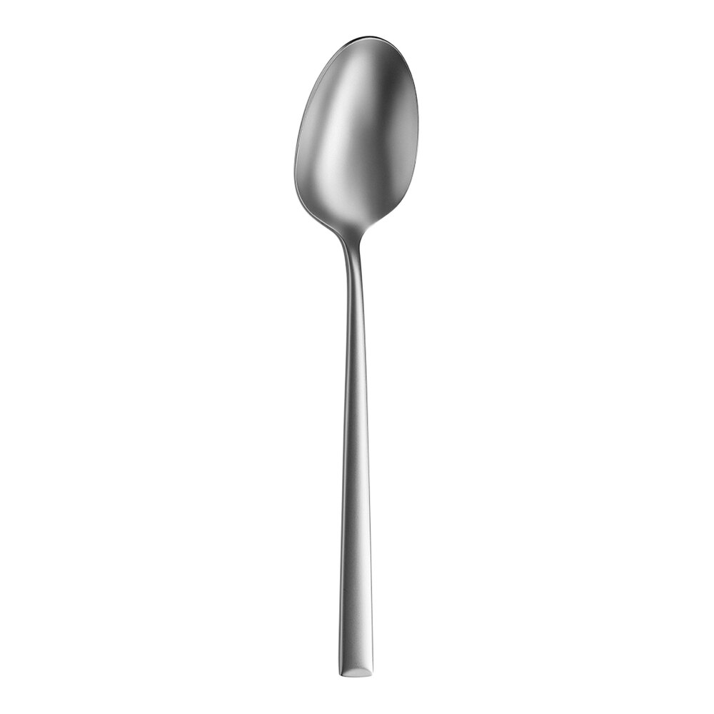 Amefa Metropole Velvet 8 1/4" 18/10 Stainless Steel Extra Heavy Weight Tablespoon / Serving Spoon - 12/Case