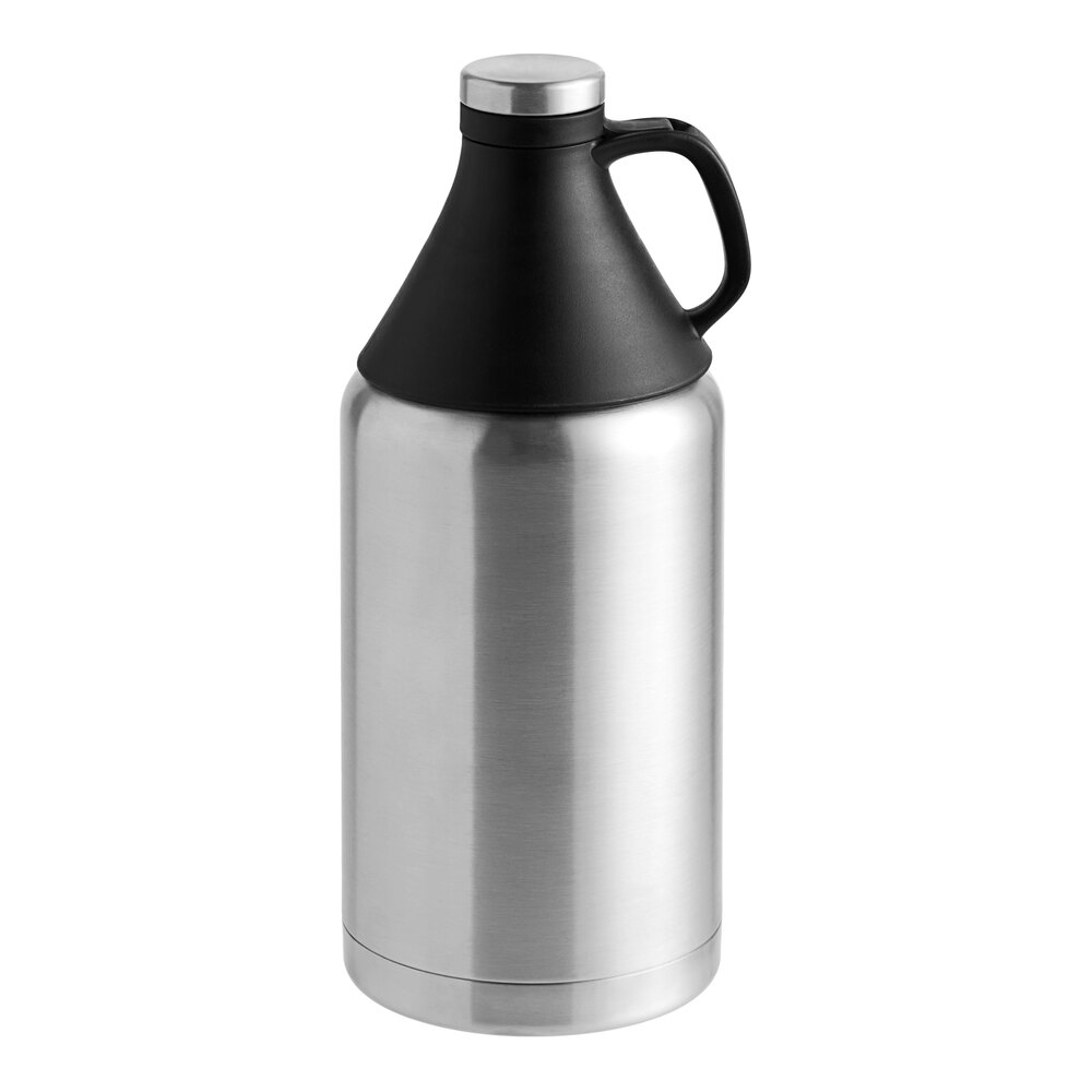 Franmara 5002 64 oz. Customizable Triple-Wall Stainless Steel Beer Growler