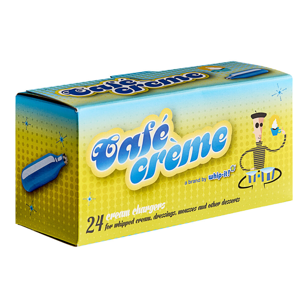 Whip-It CC-Cafe-24L Cafe Creme N20 Charger - 24/Box