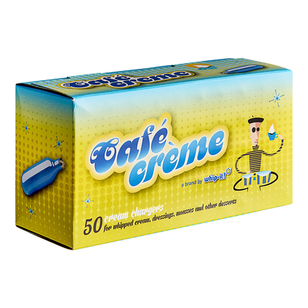Whip-It CC-Cafe-50L Cafe Creme N20 Charger - 50/Box