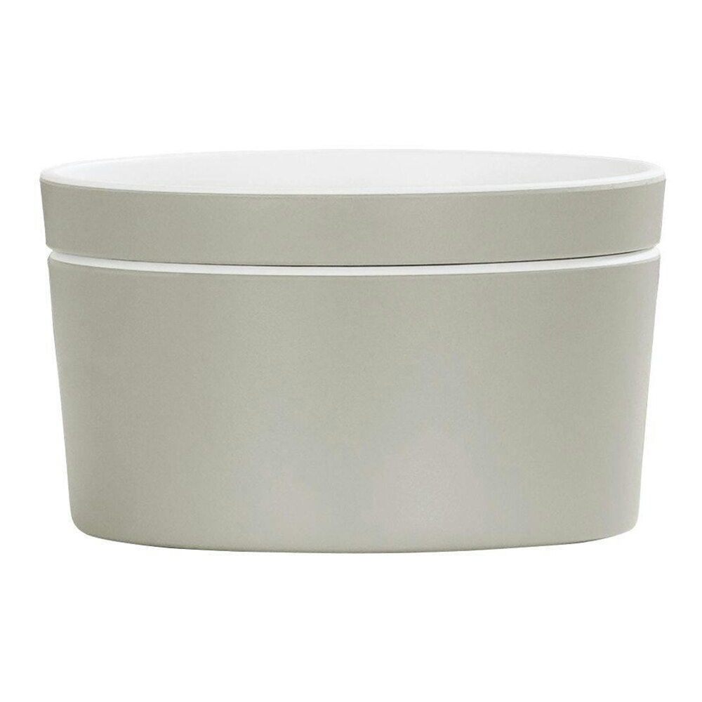 Cal-Mil 5" Ash Round Melamine Bento Box - 3/Case