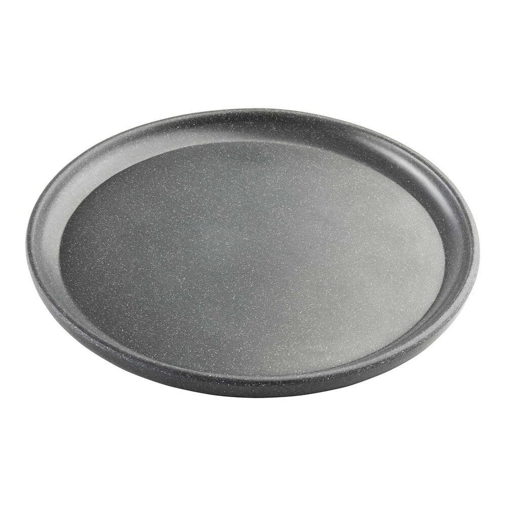 Tablecraft Terra Collection 9" Speckled Gray Round Melamine Plate - 6/Case
