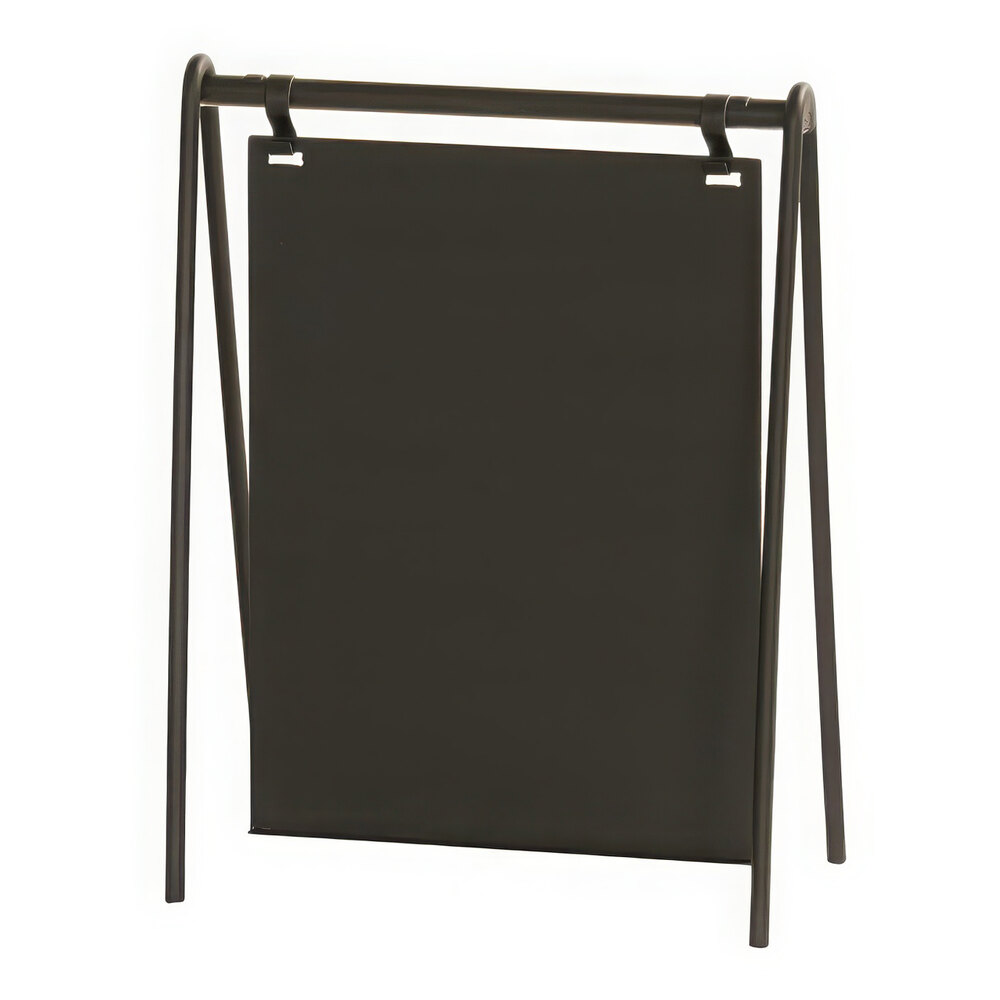 Cal-Mil 8 1/2" x 11" Onyx Powder-Coated Metal Hanging Card Holder