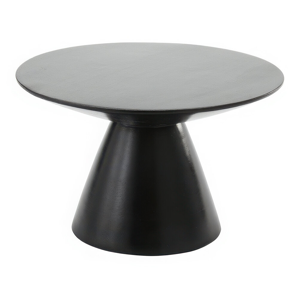 American Metalcraft Upton Collection 7 1/4" Espresso Wood Pedestal