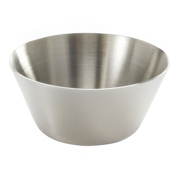 American Metalcraft 1.5 oz. Round Satin Stainless Steel Sauce Cup - 12/Case
