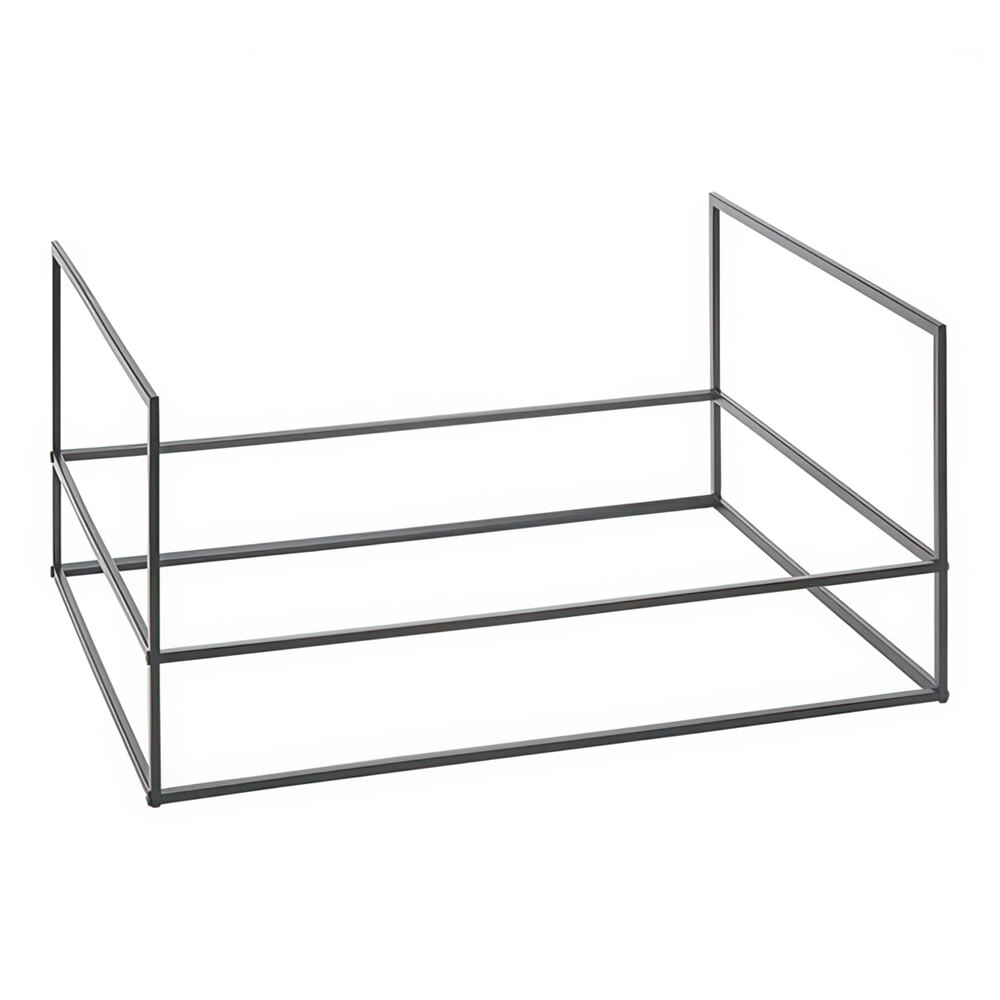 American Metalcraft Black Twilight 28" x 21" x 13" 2-Tier Modular Riser