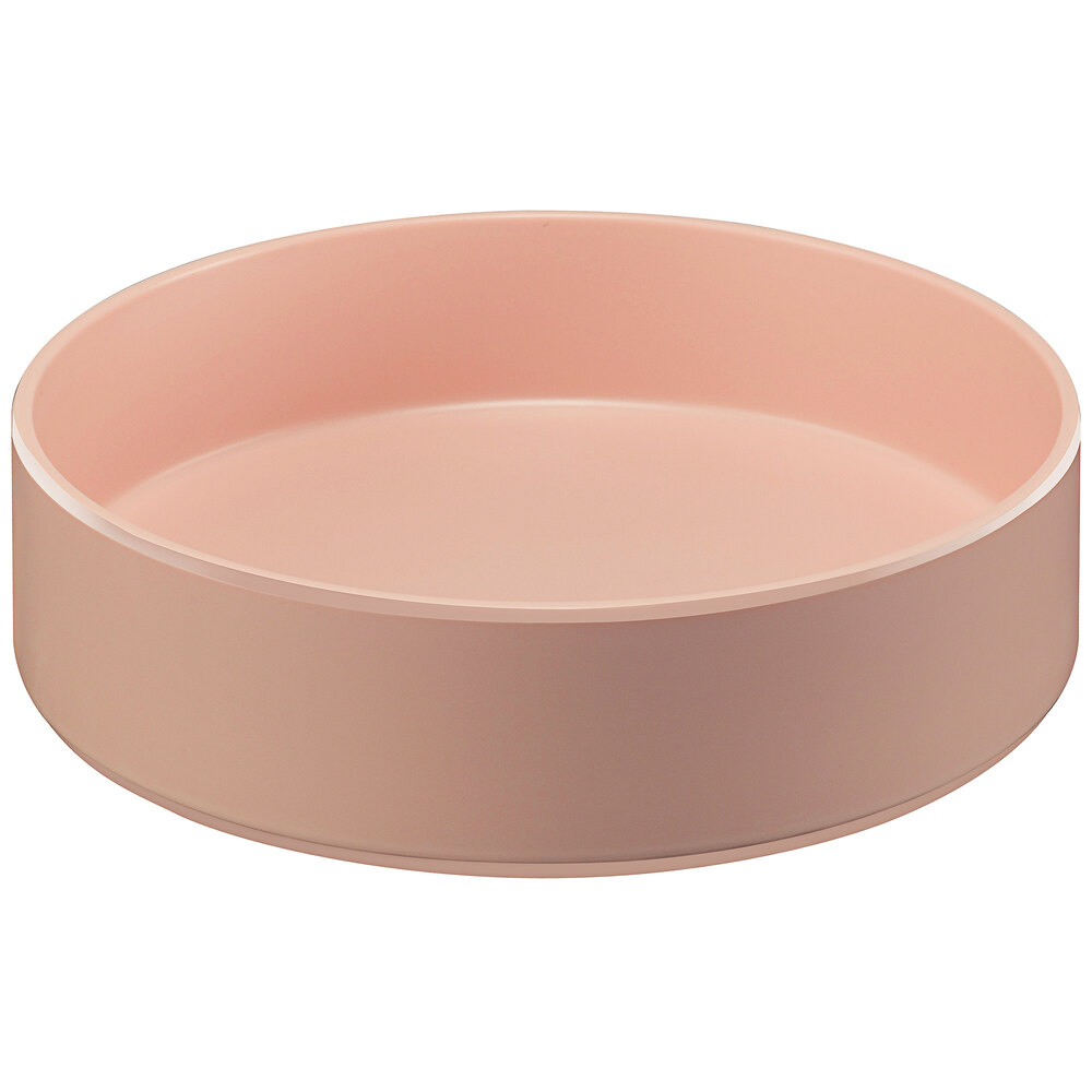 Cal-Mil Hudson 72 oz. Blush Raised Rim Melamine Bowl - 6/Case