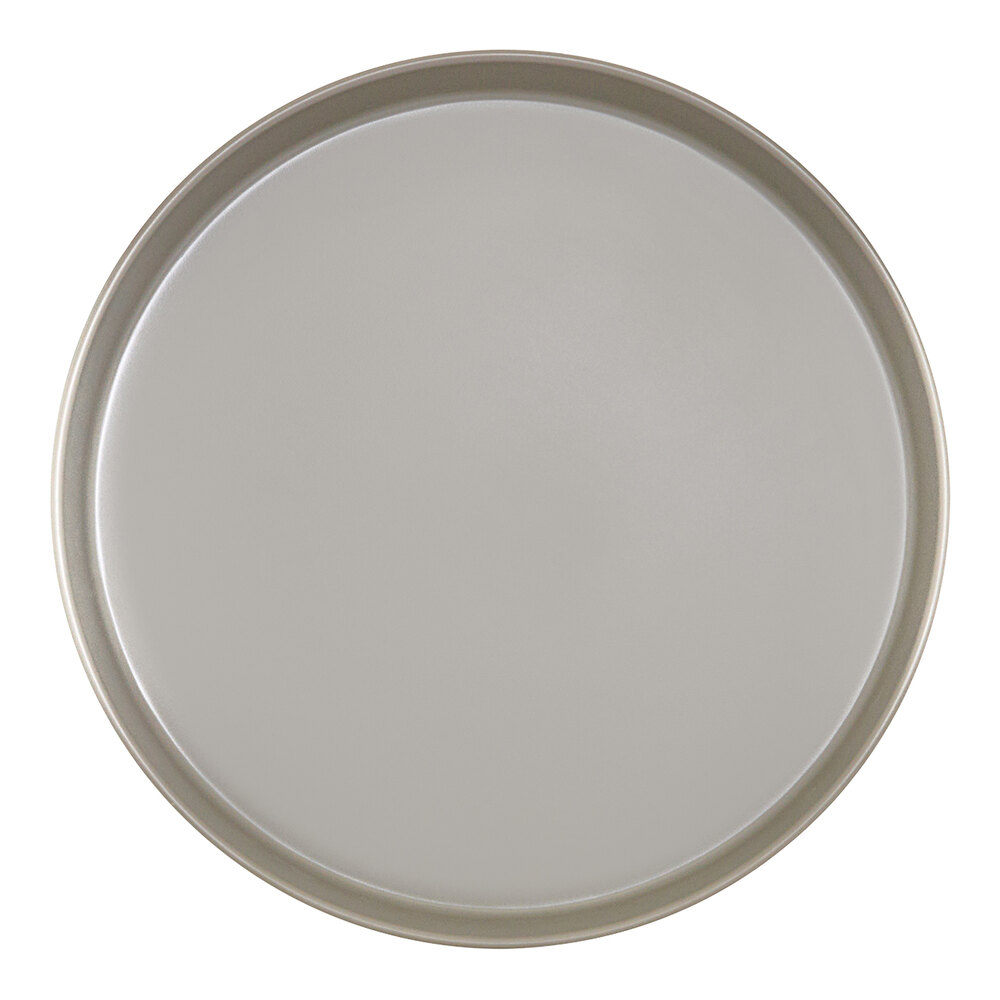 Cal-Mil Hudson 10" Ash Raised Rim Melamine Plate - 6/Case