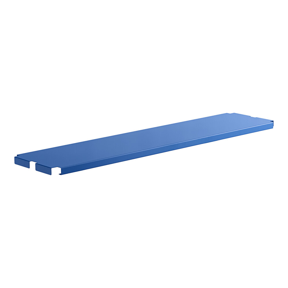 Lavex Universal Removable Blue Steel Shelf for 16" x 60" U-Boat Utility Carts