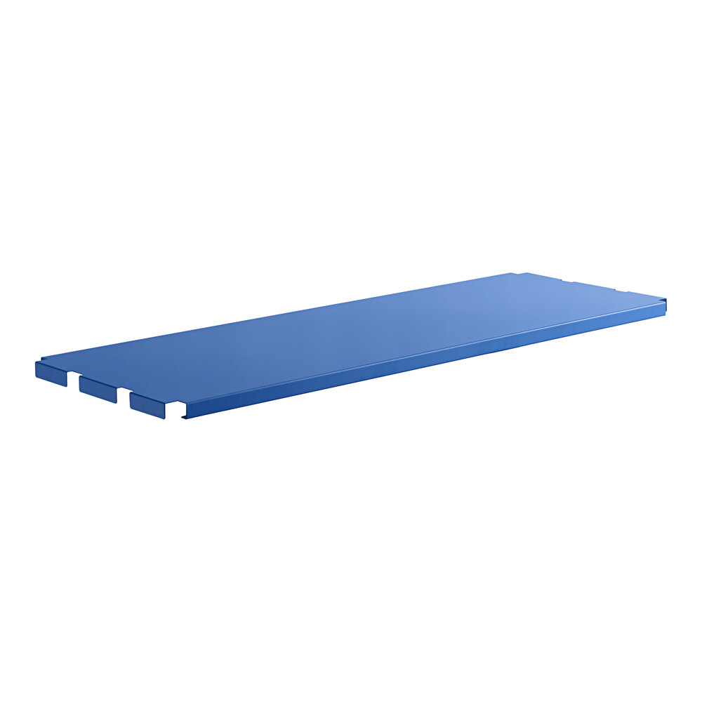 Lavex Universal Removable Blue Steel Shelf for 24" x 60" U-Boat Utility Carts