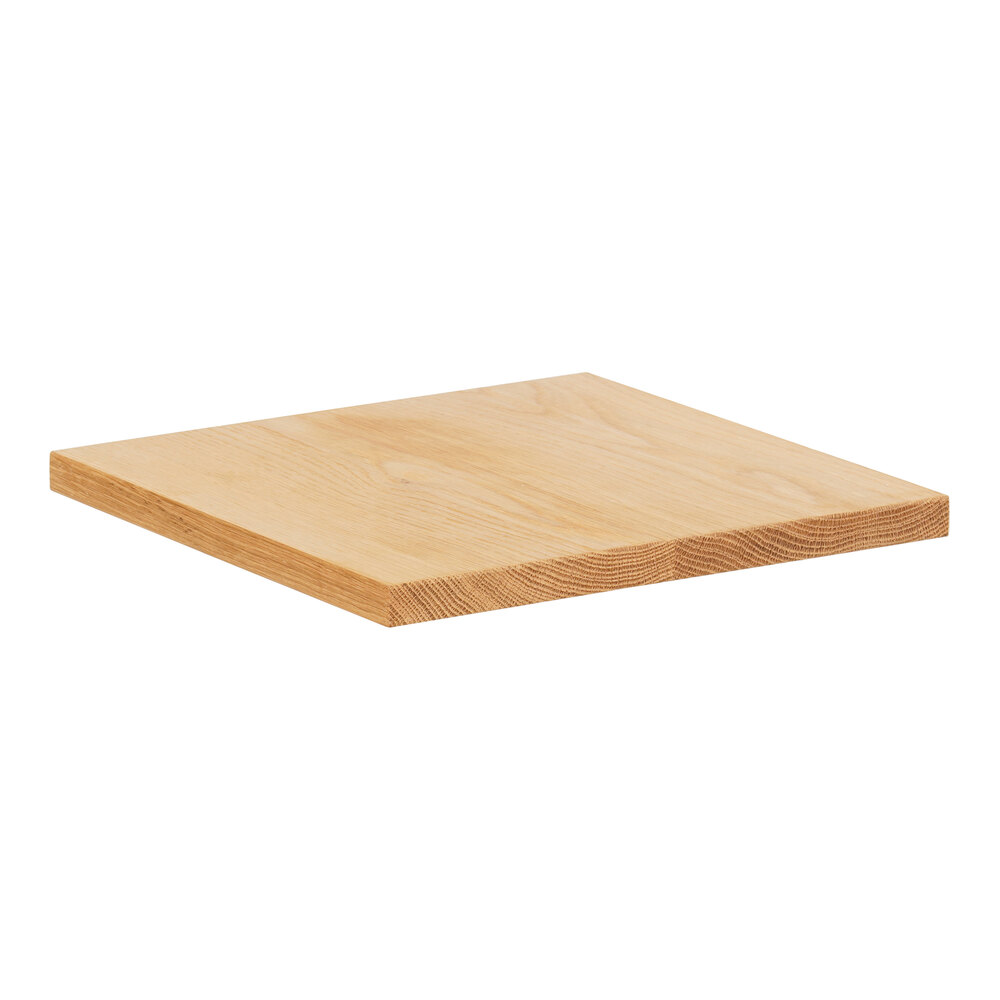 Cal-Mil Milo 12" x 12" x 1" Square Oak Wood Serving Board