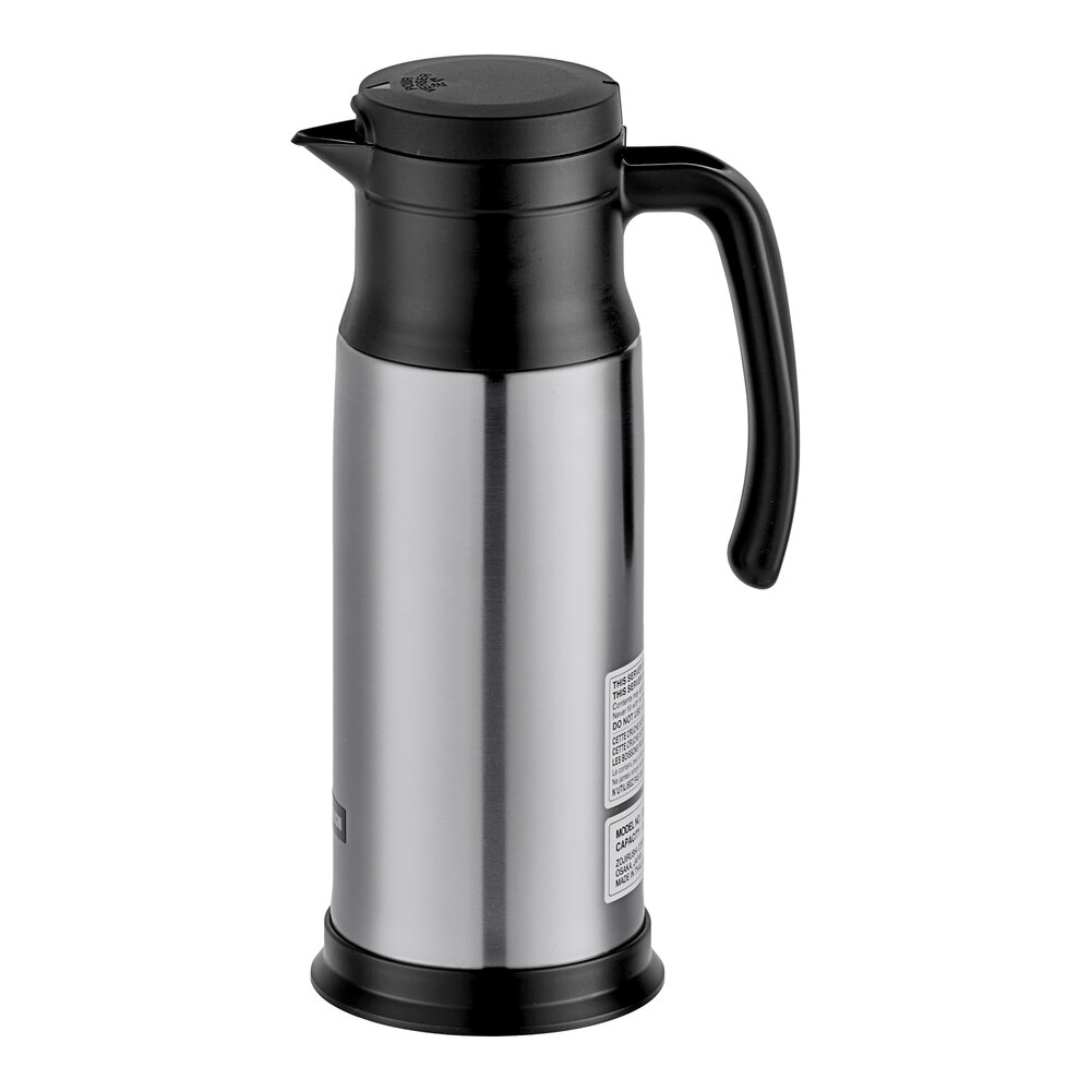 Zojirushi SH-MAE10 34 oz. Stainless Steel Insulated Creamer / Dairy Server